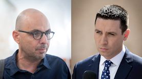 אטילה שומפלבי ואלדד יניב, צילום: יונתן זינדל פלאש 90